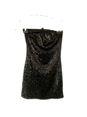Sparkle and shine Strapless mini.